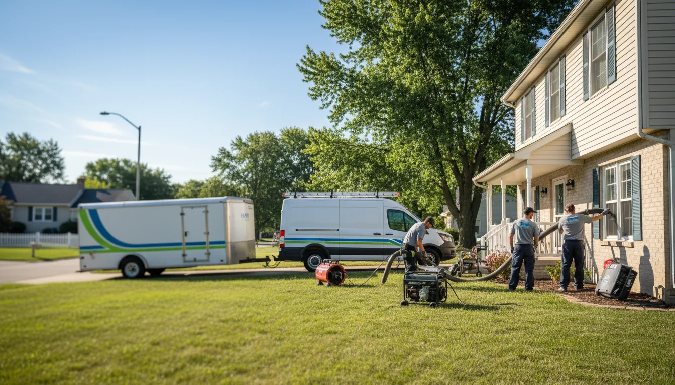 Flooded Basement Restoration And Cleanup With Repair in Belden, NE near me